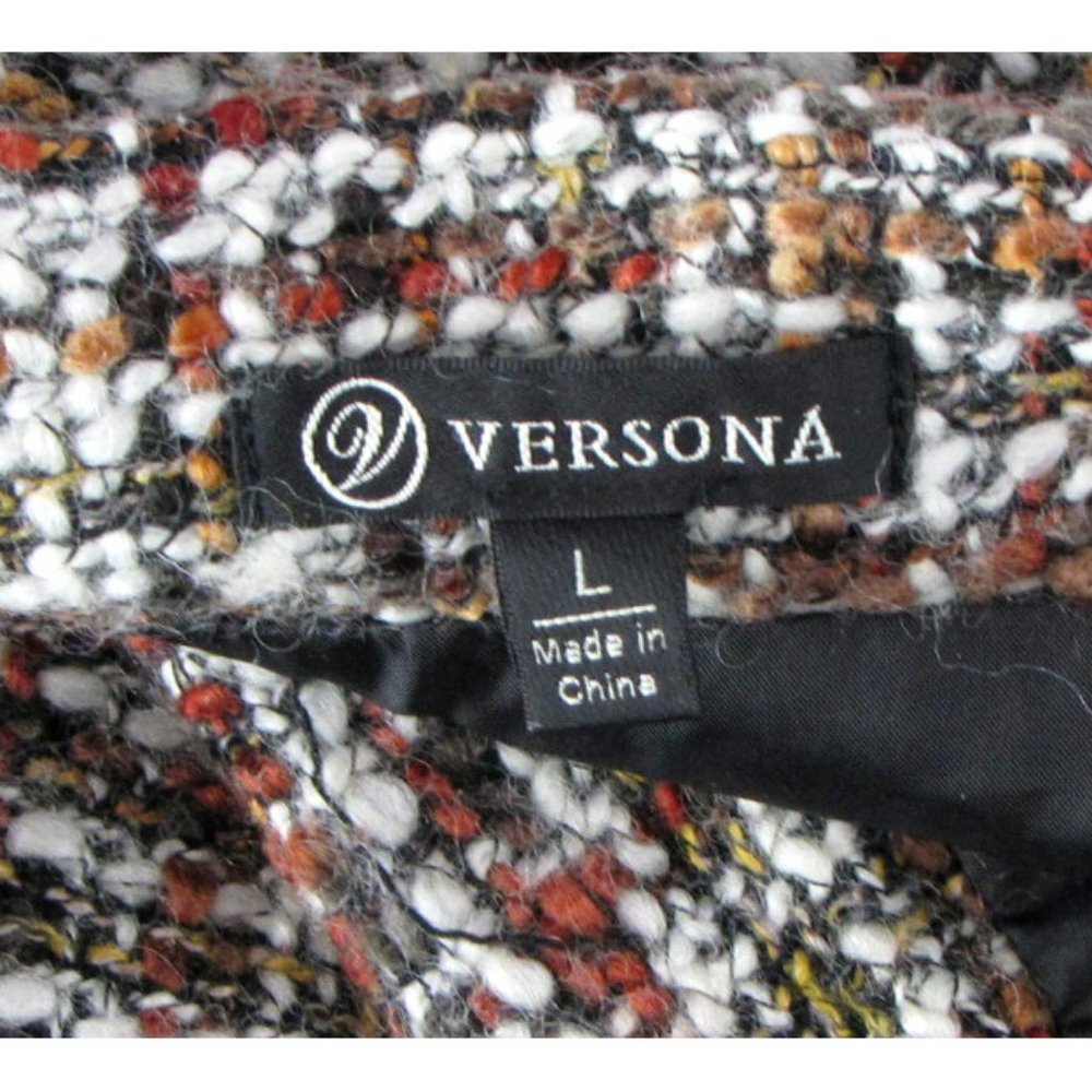 Versona Multicolor Tweed Mini Skirt - Picture 4 of 4